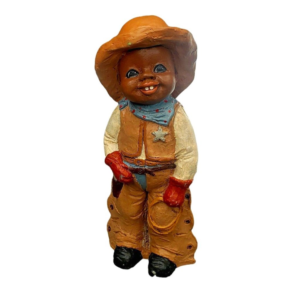 ALL GOD'S CHILDREN figurine "ELI" Cowboy 1986 Signed By Martha Holcombe